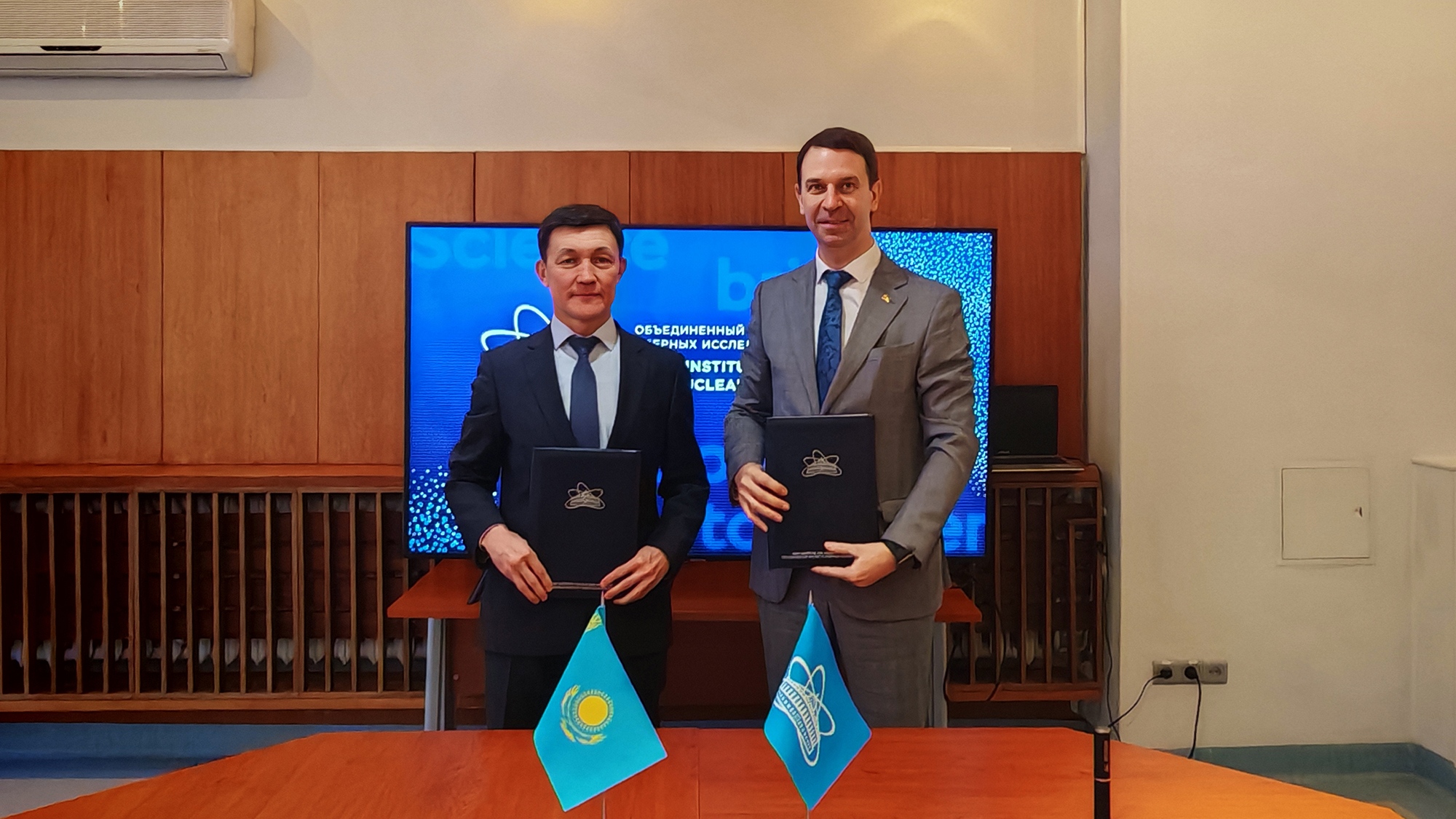 JINR–Kazakhstan: new Letter of Intent with Institute of Nuclear Physics